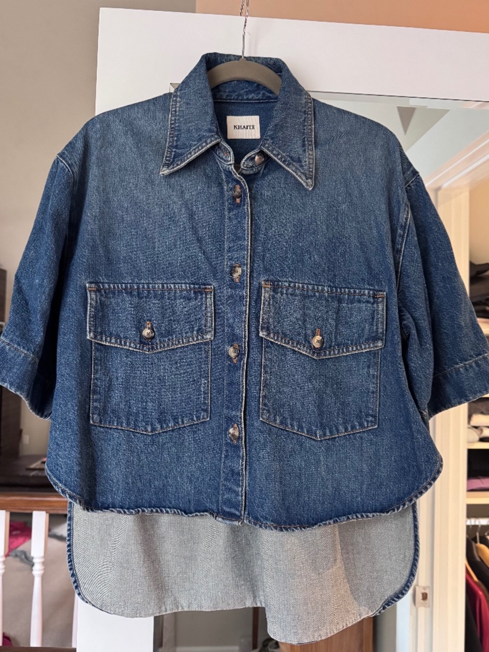 Khaite denim jacket size 2